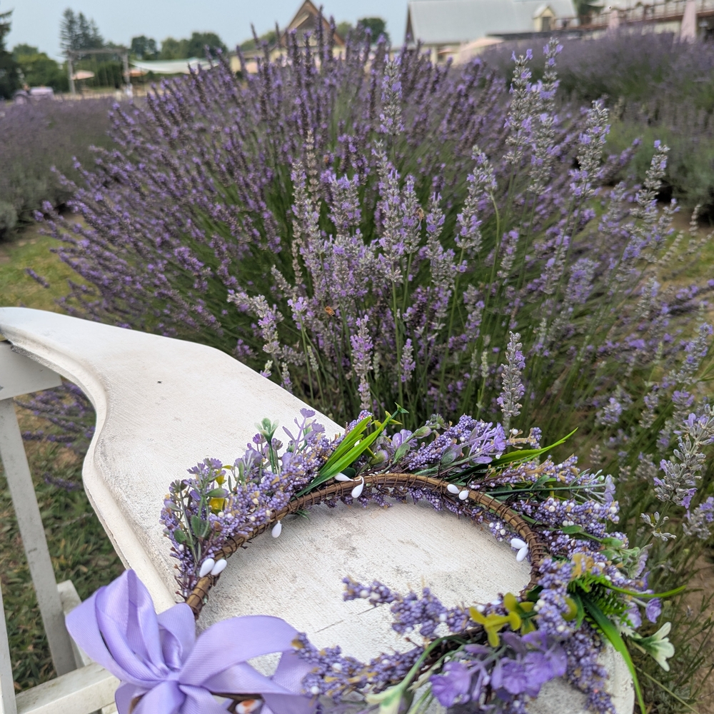 Lavender Floral Crown